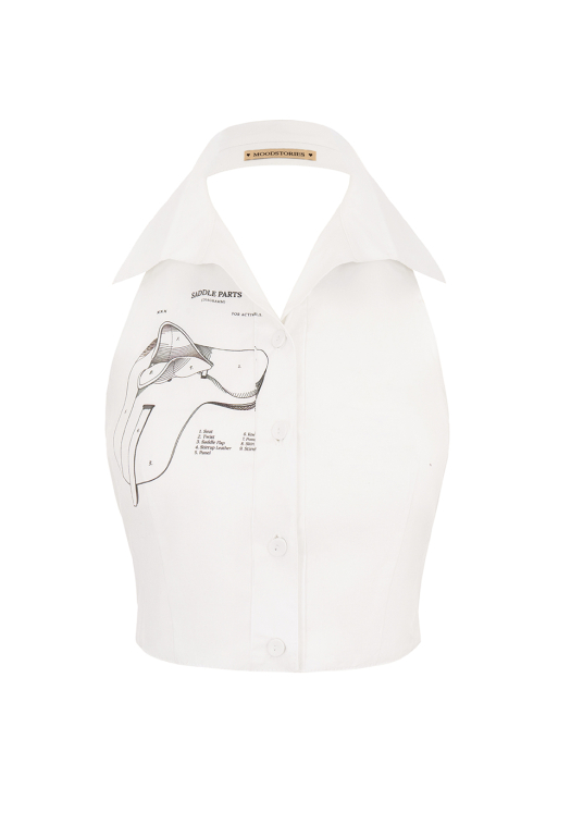 SHIRTFRONT MOUNT WHITE
