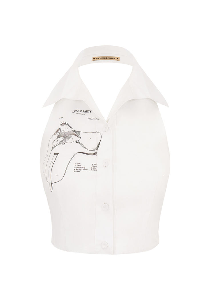 SHIRTFRONT MOUNT WHITE