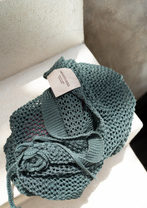 CROCHET BAG CELADON