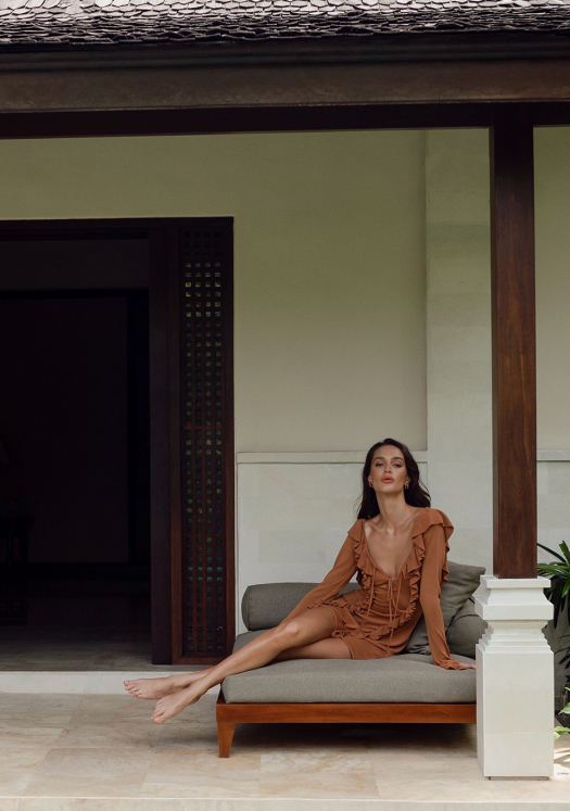 KNIT DRESS AMBER