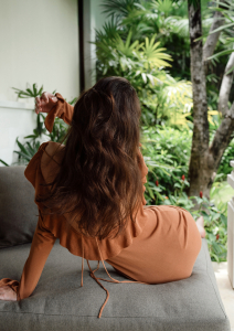 KNIT DRESS AMBER