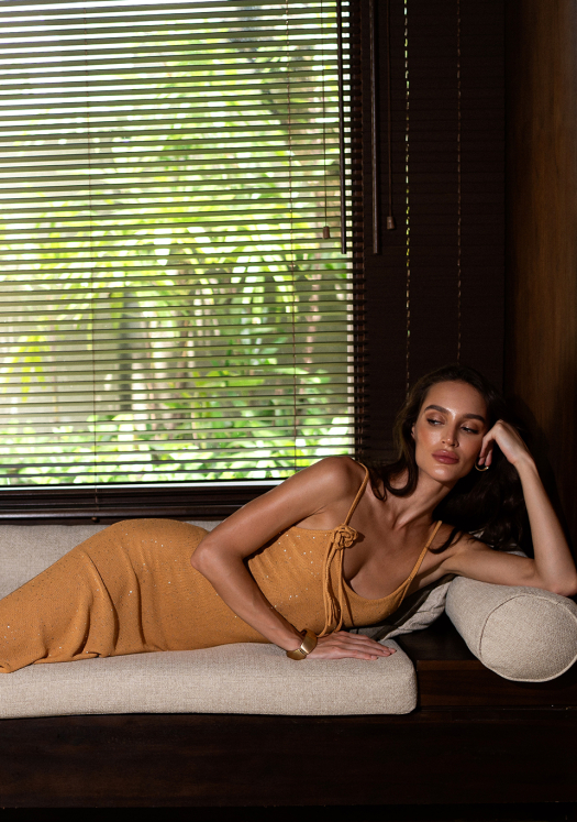 KNIT LONG DRESS SOLEA