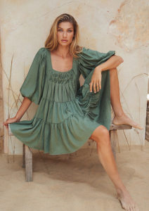 Dress Sankara Green