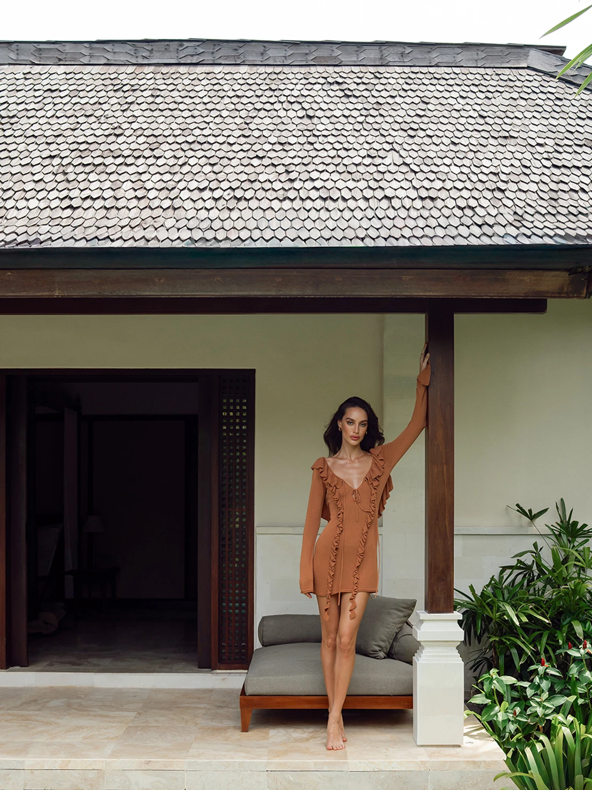 KNIT DRESS AMBER