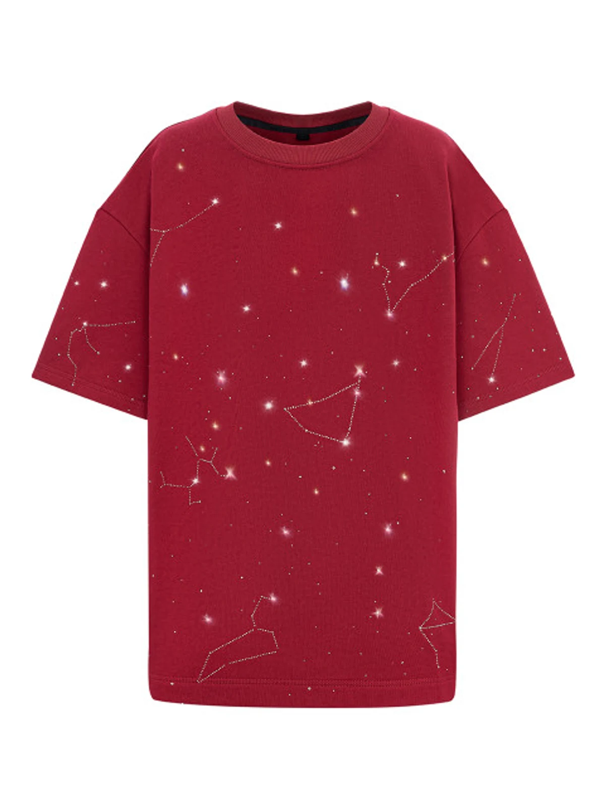 T-Shirt Maroon Galaxy