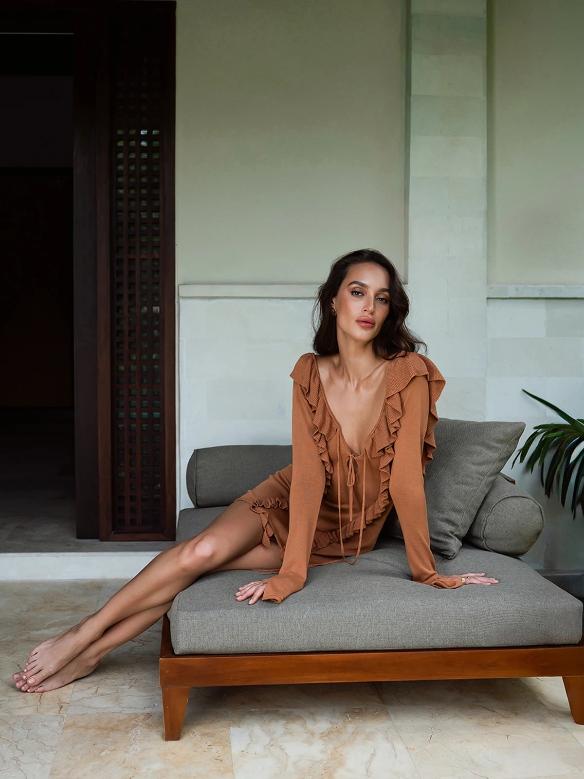 KNIT DRESS AMBER