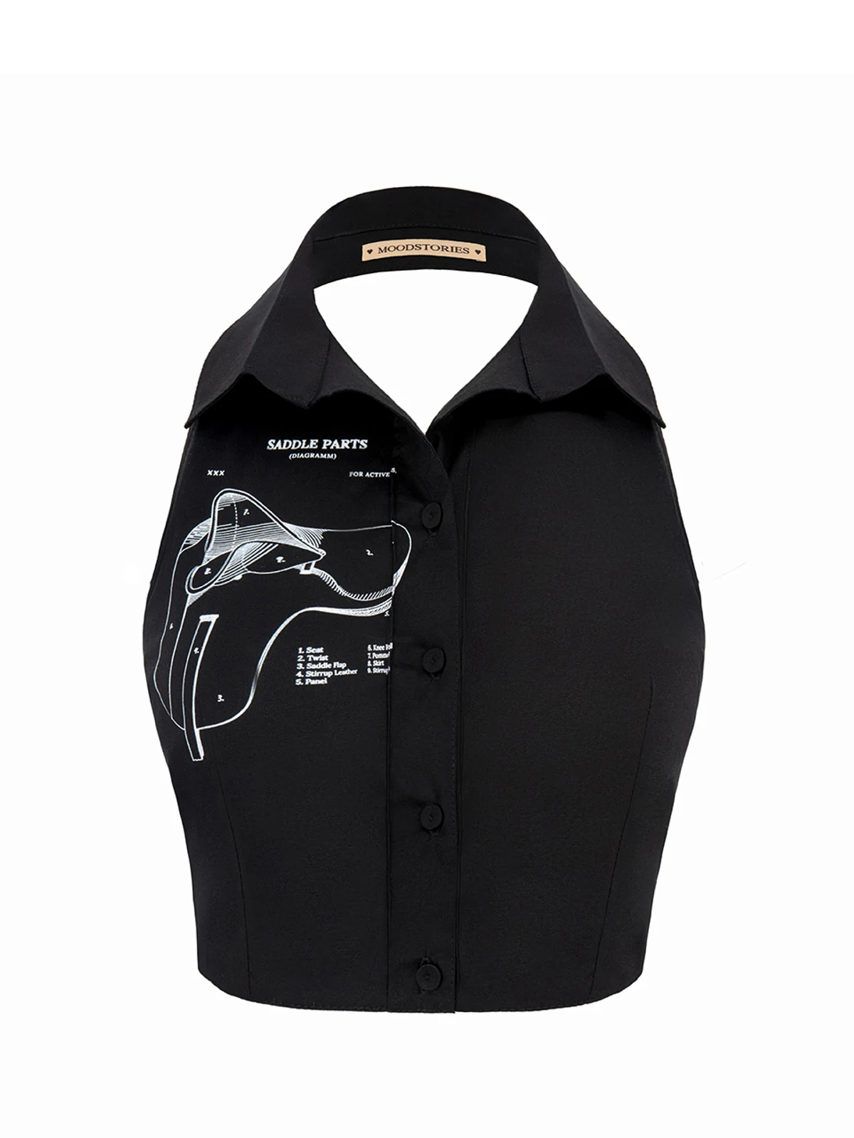 SHIRTFRONT MOUNT BLACK